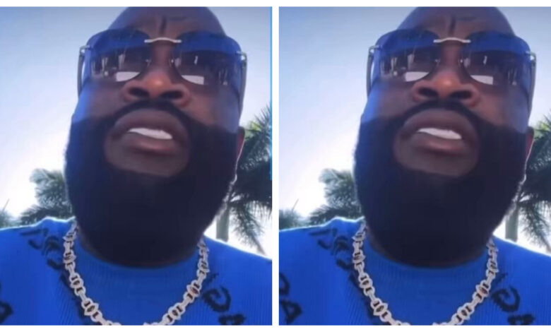 American Rapper, Rick Ross declares I Want To Show Love To Tinubu