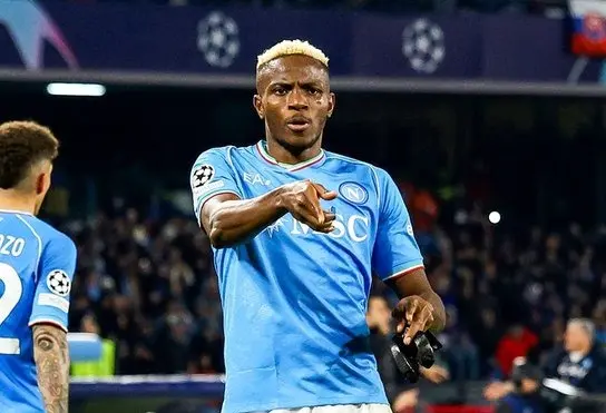 Napoli Players hails ‘champion’ Osimhen after draw against Barcelona
