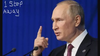 PUTIN Warns NATO WEST We are Just one Step away from World War 3 in a speech durring Russia's sham election